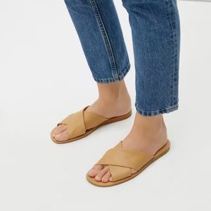 Everlane The Day Crossover Sandal Light Taupe Size 5.5